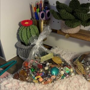 Colorful Craft Bead Assortment